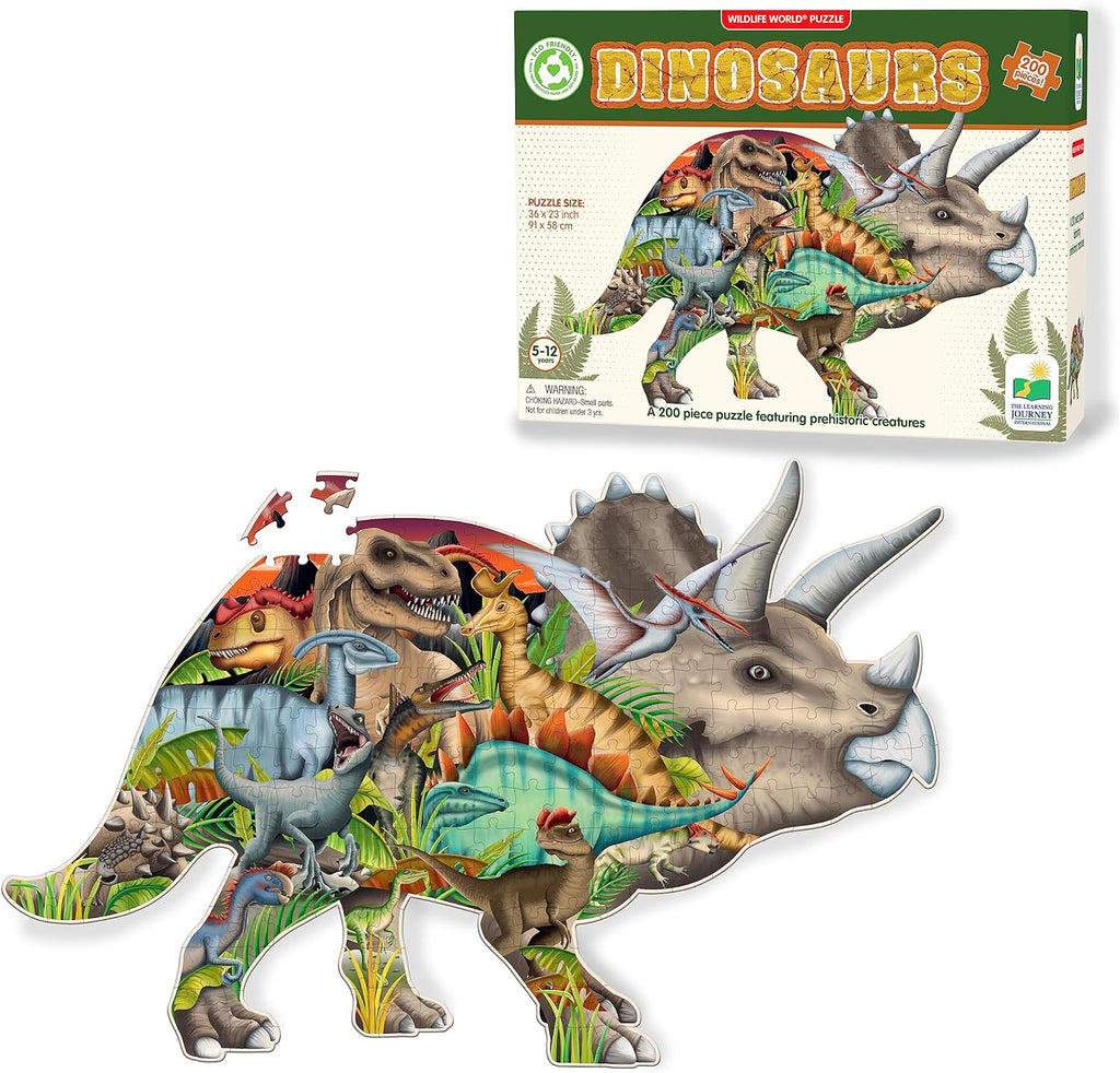 Wildlife World-Dinosaurs Puzzle (200pcs)