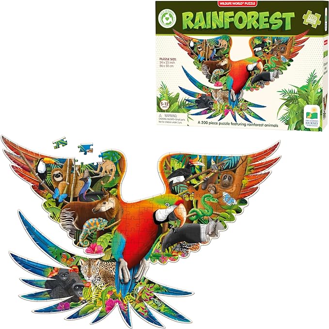 Wildlife World-Rainforest Puzzle (200pcs)