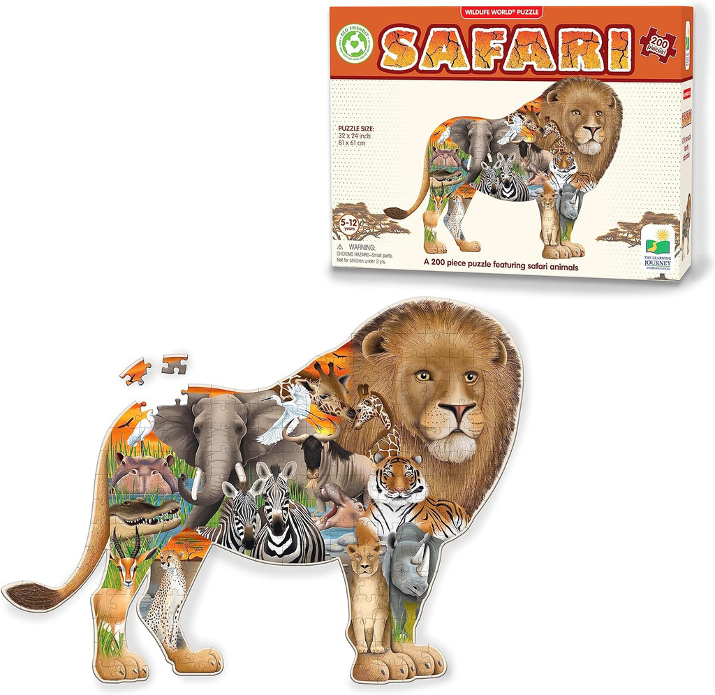 Wildlife World-Safari Puzzle (200pcs)