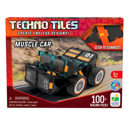 Techno Tiles 100 pcs - Muscle Car