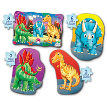 Load image into Gallery viewer, My First Puzzle Sets, 4-in-a-box Puzzles-Dinos