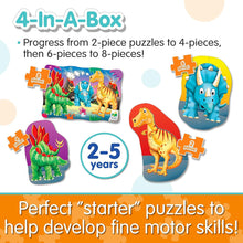 Load image into Gallery viewer, My First Puzzle Sets, 4-in-a-box Puzzles-Dinos