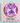 Mon Coco Hair Bow - Purple x 2