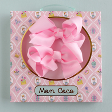 Load image into Gallery viewer, Mon Coco Hair Bow - Pink x 2