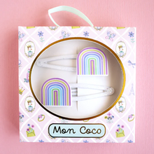 Load image into Gallery viewer, Mon Coco -Rainbow Hair Clips