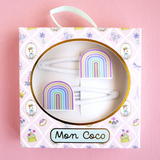 Mon Coco -Rainbow Hair Clips