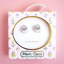 Load image into Gallery viewer, Mon Coco - Caticorn Joy Clip-on Earrings