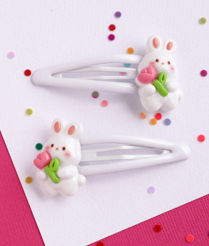 Mon Coco - Tulip Bunny Hair Clips