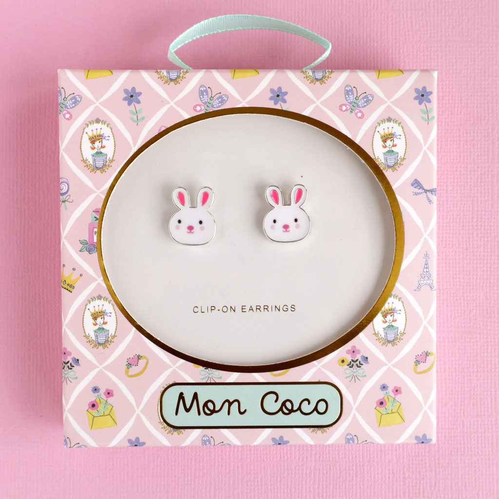 Mon Coco - Bunny Clip-on Earrings