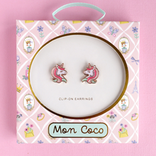 Load image into Gallery viewer, Mon Coco - Unicorn Shimmer Clip-on Earrings