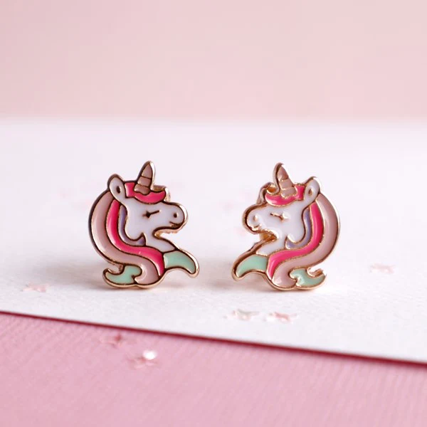 Mon Coco - Unicorn Shimmer Clip-on Earrings