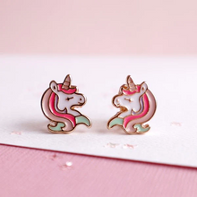 Load image into Gallery viewer, Mon Coco - Unicorn Shimmer Clip-on Earrings