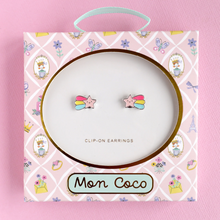 Load image into Gallery viewer, Mon Coco - Shooting Star Clip-on Earrings