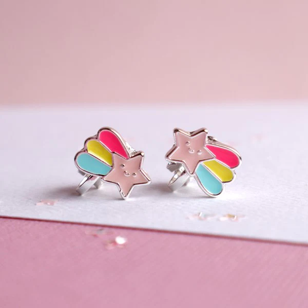 Mon Coco - Shooting Star Clip-on Earrings