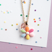 Load image into Gallery viewer, Rainbow Petal Necklace
