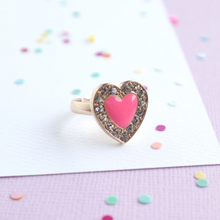 Load image into Gallery viewer, Bling Heart Ring - Sold Boxed