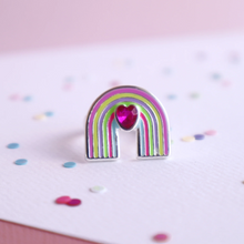 Load image into Gallery viewer, Rainbow Heart Ring