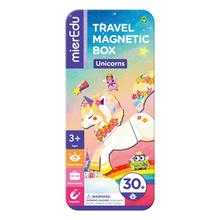 Load image into Gallery viewer, Travel Magnetic Puzzle -Unicorns