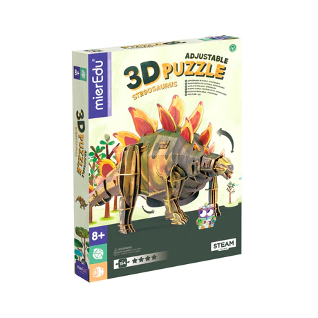 Adjustable 3D Puzzle -  Stegosaurus (Deluxe)