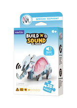 Load image into Gallery viewer, Build &#39;n&#39; Sound 3D Puzzle African Elephant