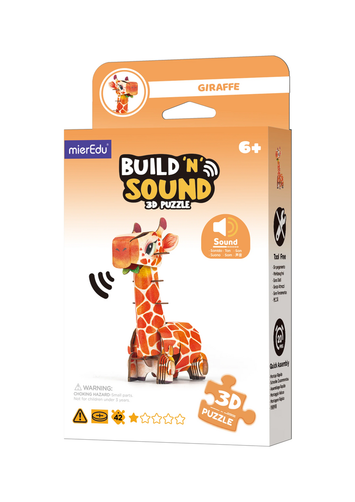 Build 'n' Sound 3D Puzzle Giraffe