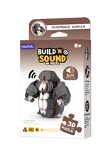 Load image into Gallery viewer, Build &#39;n&#39; Sound 3D Puzzle Silverback Gorilla