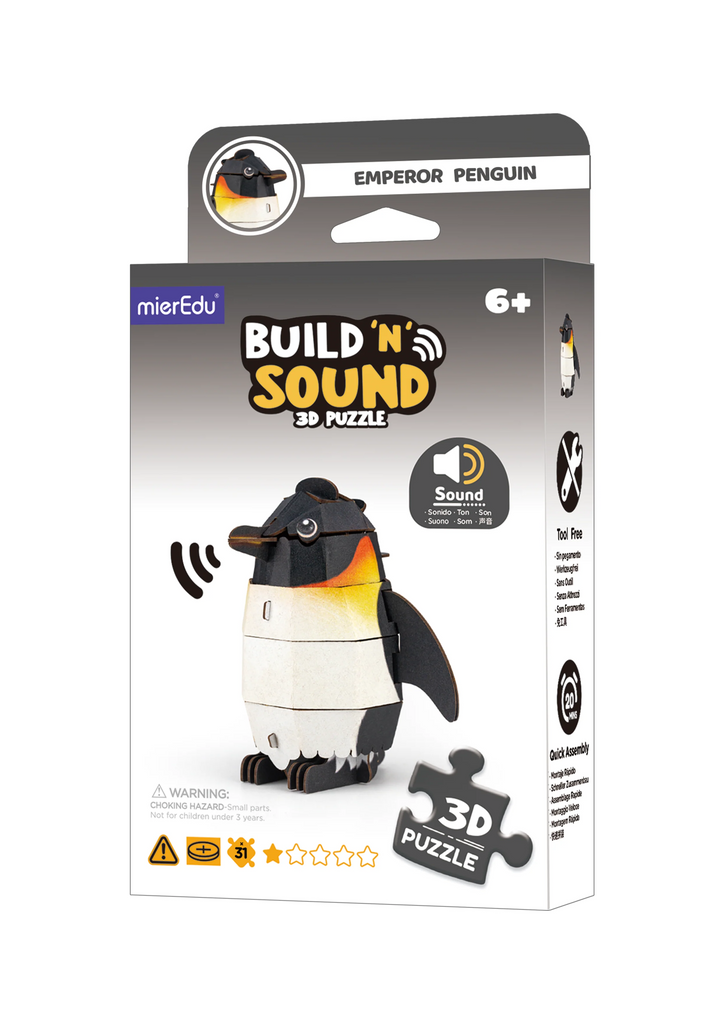 Build 'n' Sound 3D Puzzle Emperor Penguin