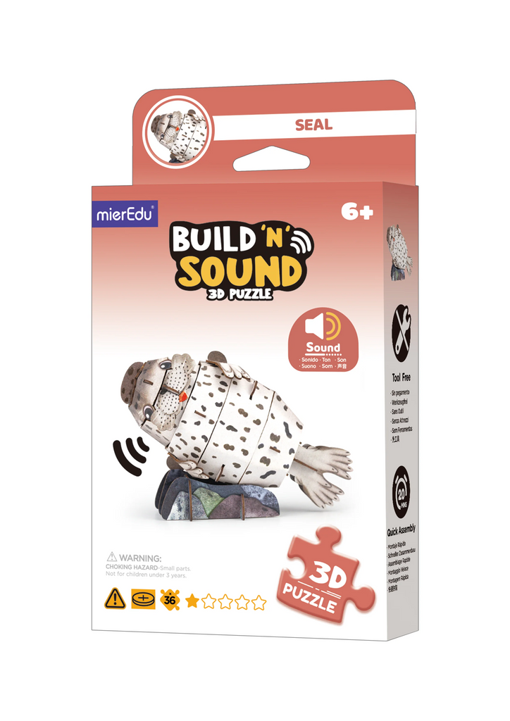 Build 'n' Sound 3D Puzzle Seal