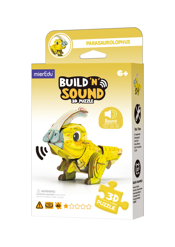 Build 'n' Sound 3D Puzzle Parasaurolophus