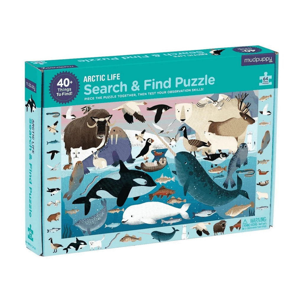 Search & Find Arctic Life 64 Piece Puzzle
