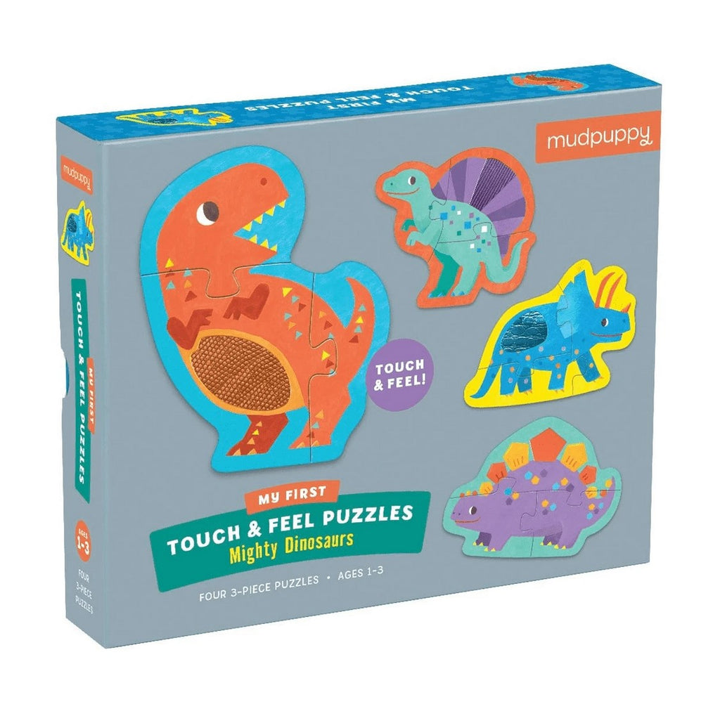 TOUCH AND FEEL PUZZLE-MIGHTY DINOSAURS