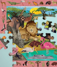 Load image into Gallery viewer, Search &amp; Find African Safari 64 Piece Puzzle