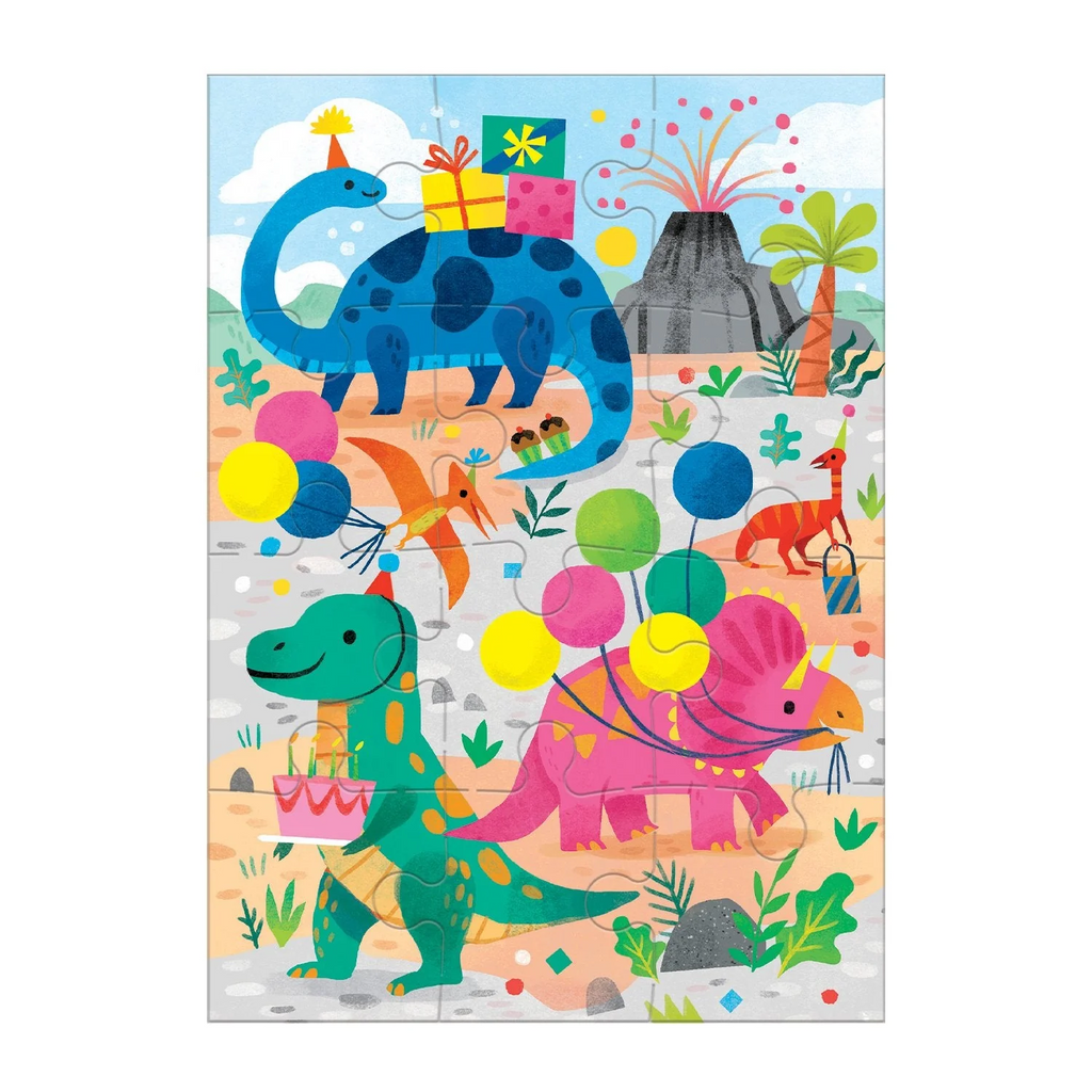 Dino Party Greeting Card Puzzle