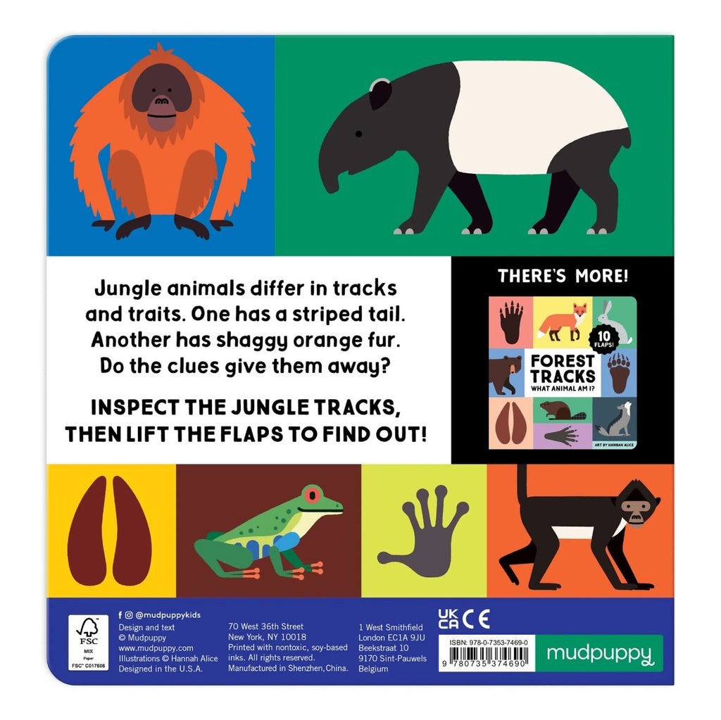Jungle Tracks Lift-the-Flap Board Book