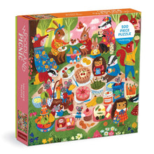 Load image into Gallery viewer, Woodland Picnic 500 Piece Family Puzzle
