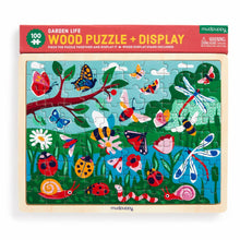 Load image into Gallery viewer, Garden Life 100 Piece Wood Puzzle + Display