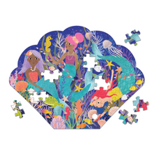 Load image into Gallery viewer, Mermaid Cove 75 Piece Shaped Scene puzzle