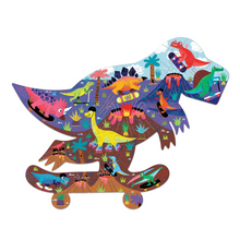 Load image into Gallery viewer, Jurassic Skatepark 75 Piece Shaped Scene Puzzle