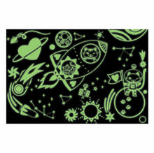 Load image into Gallery viewer, Cosmic Dreams 100 Piece Glow in the Dark Puzzle