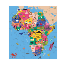 Load image into Gallery viewer, Map of Africa 70 piece Geography Puzzle