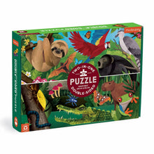 Load image into Gallery viewer, Rainforest Above &amp; Below 100 Piece Double-Sided Puzzle