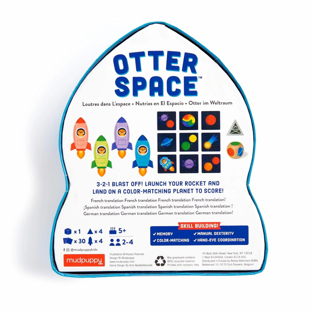 Otter Space Shaped Box Game