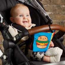 Load image into Gallery viewer, Foodie Baby Crinkle Fabric Stroller Book