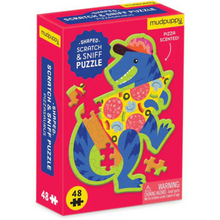 Load image into Gallery viewer, Pizzasaurus 48 pc Mini Scratch and Sniff Puzzle