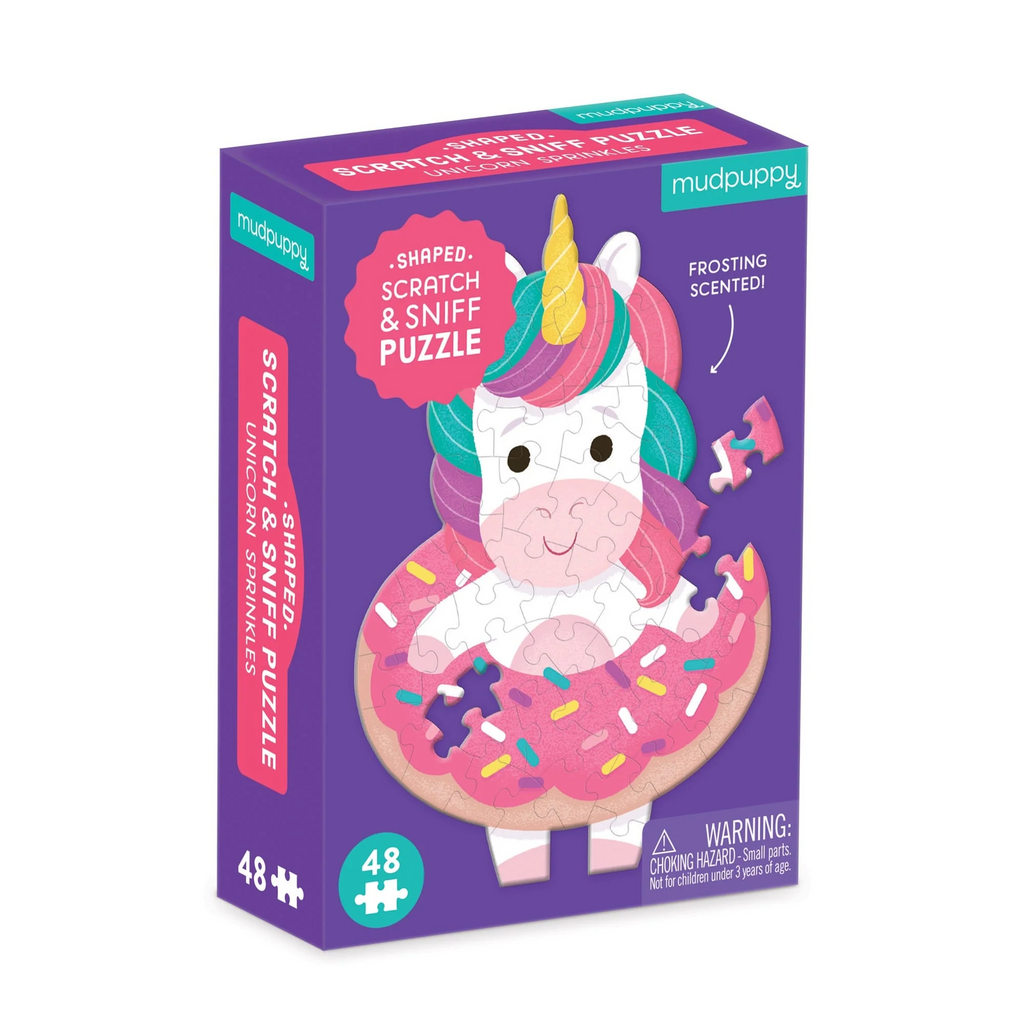 Unicorn Sprinkles 48 pc Mini Scratch and Sniff Puzzle