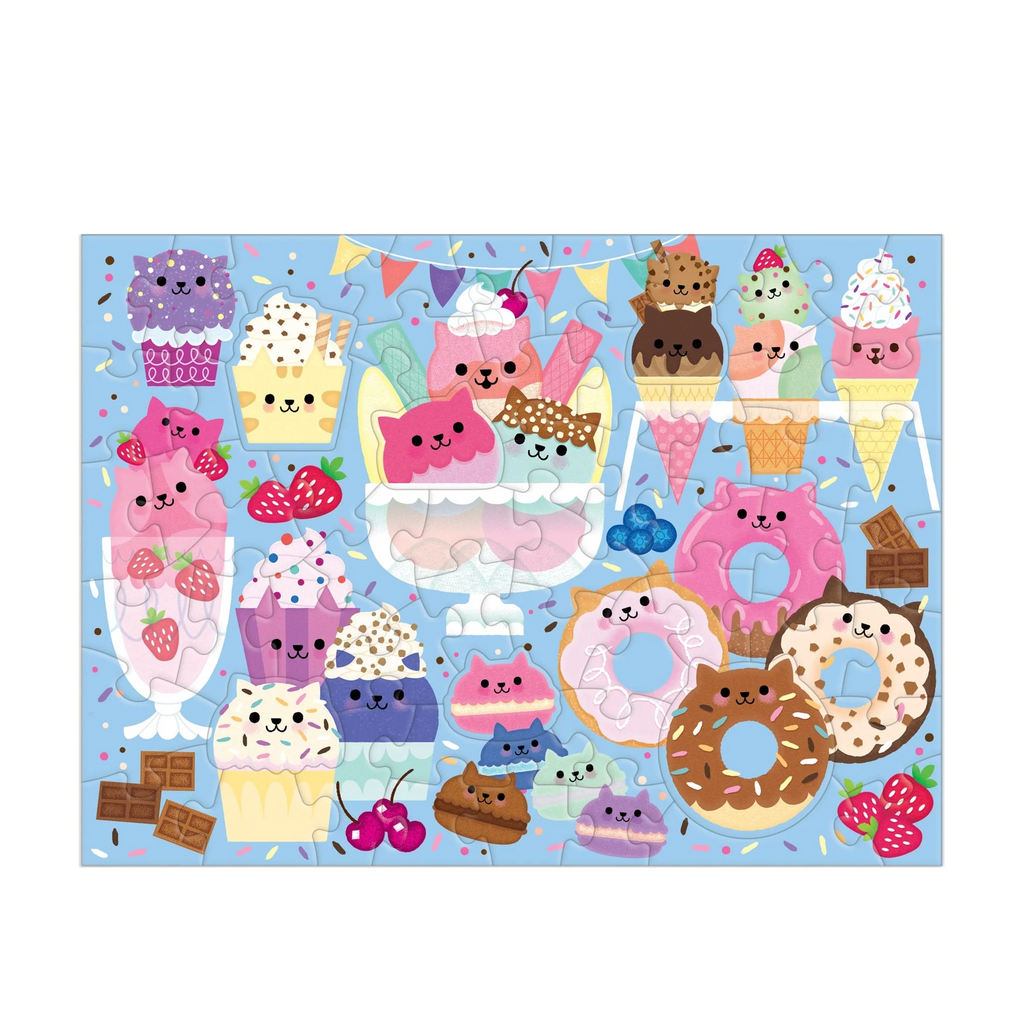 Cat Cafe 60pc Mini Scratch and Sniff Puzzle