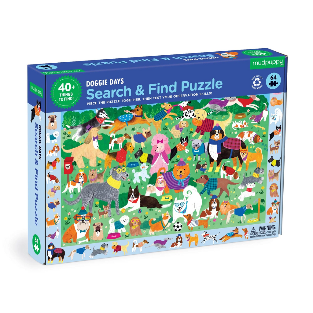 Dog Park 64pc Search and Find Puzzle