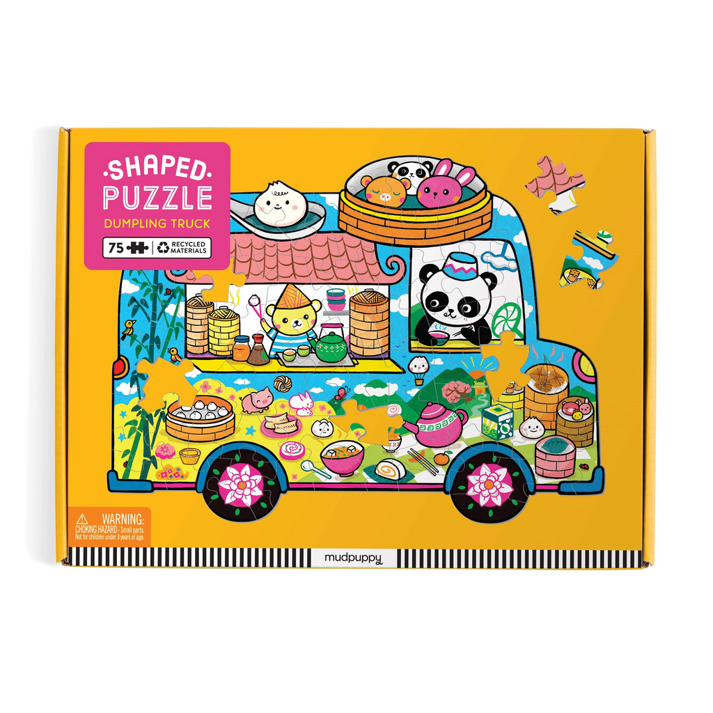 Dumpling Truck 75 Piece Shaped Scene Puzzle