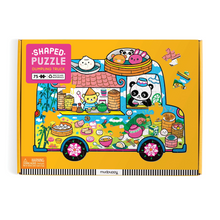 Load image into Gallery viewer, Dumpling Truck 75 Piece Shaped Scene Puzzle