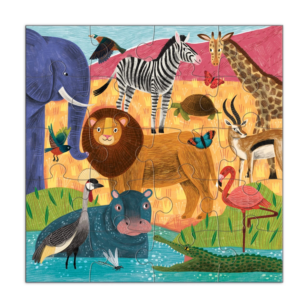 Safari & Jungle Magnetic Puzzle